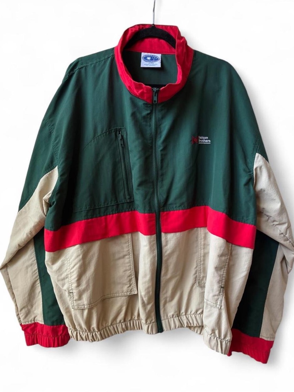 Vintage Starbus weather screen dupont nylon supplex Windbreaker eclectic grandpa